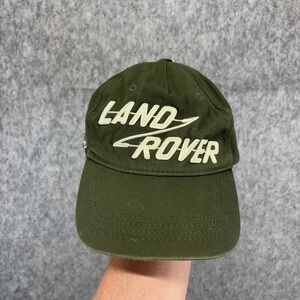 Vintage Land Rover Hat Cap Strap Back Defender Green British Solihull England